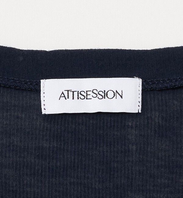 ATTISESSION「＜ATTISESSION＞コットン ダメージ ロングスリーブ カットソー」|Tシャツ・カットソー|
