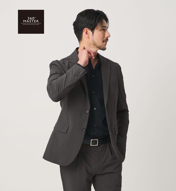 BEAUTY&YOUTH UNITED ARROWS「【WEB限定】 360&deg;MASTER スマート 2B ジャケット セットアップ対応 撥水 ストレッチ ウォッシャブル」|テーラードジャケット|DK.GRAY