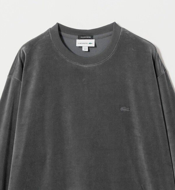 BEAUTY&YOUTH UNITED ARROWS「＜LACOSTE for BEAUTY&YOUTH＞ ベロア  ロングスリーブ Tシャツ」|Tシャツ・カットソー|