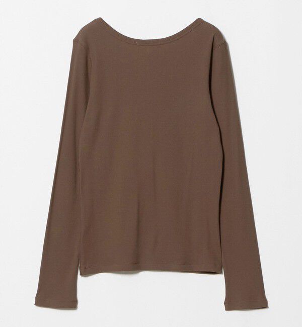 BEAUTY&YOUTH UNITED ARROWS「コットンリブ クルーネック ロングスリーブ」|Tシャツ・カットソー|