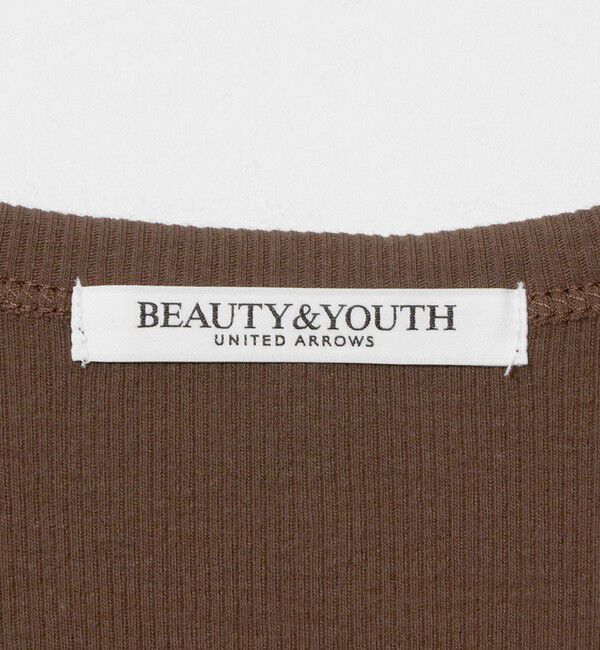 BEAUTY&YOUTH UNITED ARROWS「コットンリブ クルーネック ロングスリーブ」|Tシャツ・カットソー|