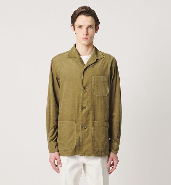 UNITED ARROWS「コーデュロイ シャツジャケット」|カーディガン|