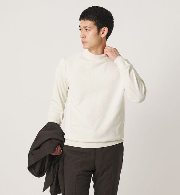 UNITED ARROWS「モックネック ニット UA COZY ウォッシャブル」|ニット・セーター|