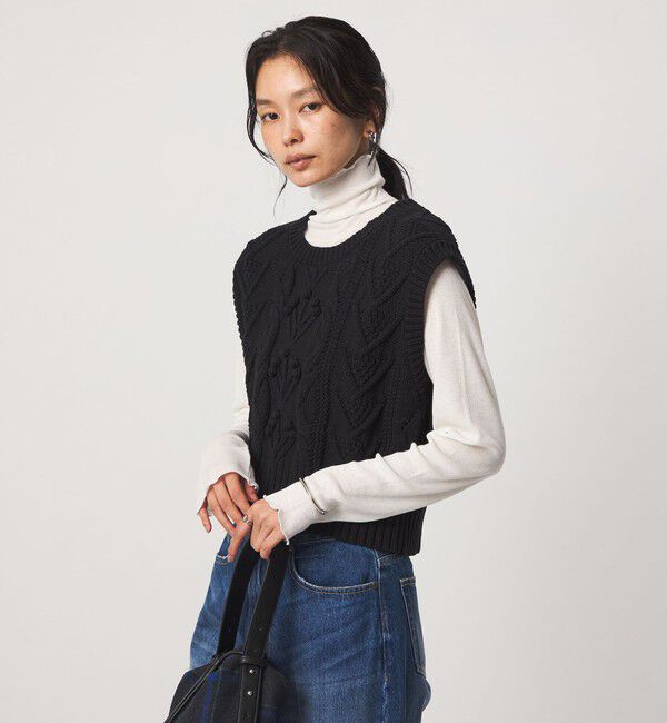 UNITED ARROWS green label relaxing「【別注】＜tyn.TGOR＞ケーブル ベスト」|ベスト・ジレ|