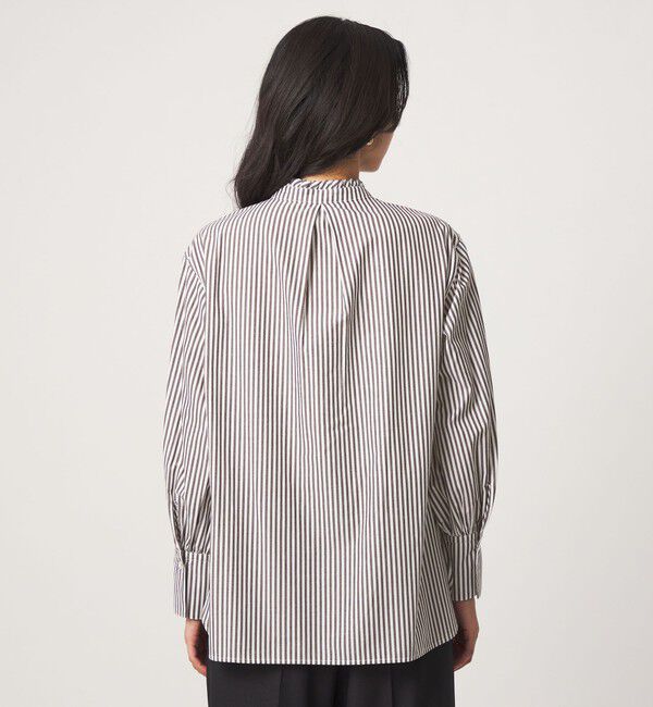 UNITED ARROWS green label relaxing「ニットベスト&times;フリルネック ブラウス」|シャツ・ブラウス|