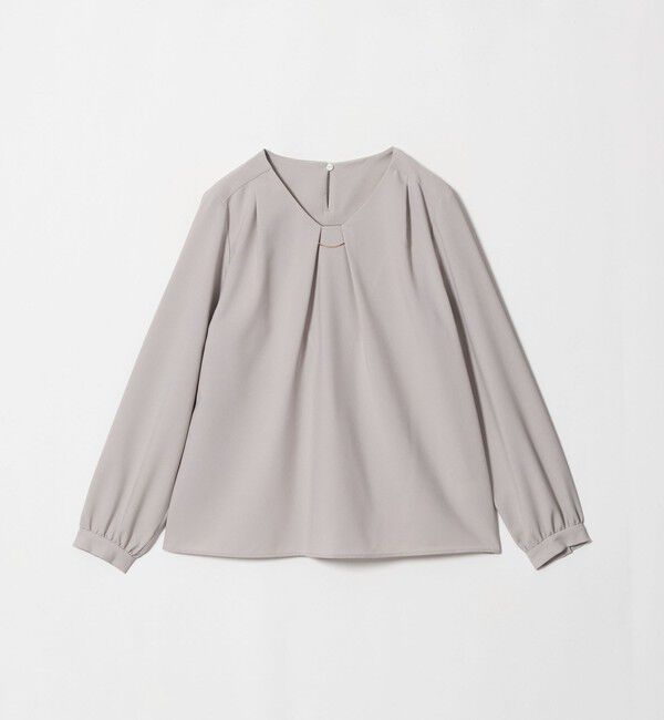 UNITED ARROWS green label relaxing「チャーム付き ブラウス」|シャツ・ブラウス|LT.GRAY