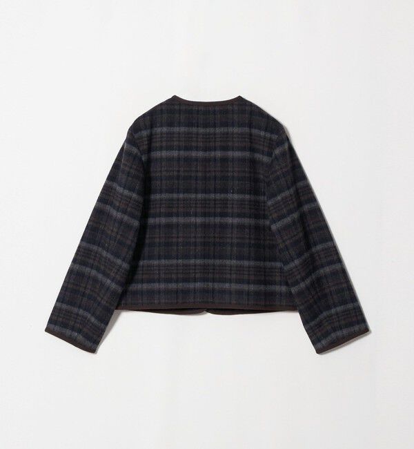 STEVEN ALAN「＜Steven Alan＞チェック ブルゾン」|ノーカラーコート|