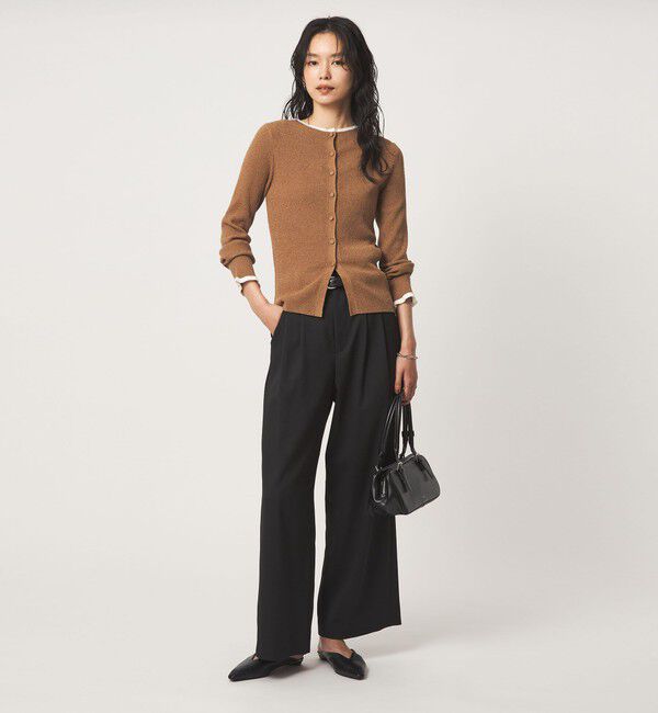 UNITED ARROWS green label relaxing「ハイショク リブ ニット カーディガン」|カーディガン|