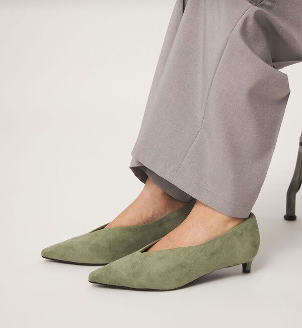 UNITED ARROWS green label relaxing「サイドVカット パンプス 撥水」|パンプス|