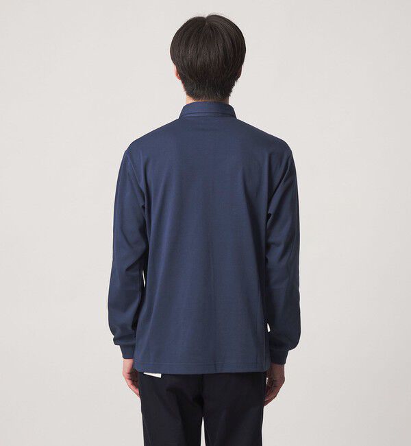 UNITED ARROWS green label relaxing「【WEB限定】JUST fit デイリー ドライ カッタウェイ 長袖 ポロシャツ -吸水速乾・抗菌-」|ポロシャツ|