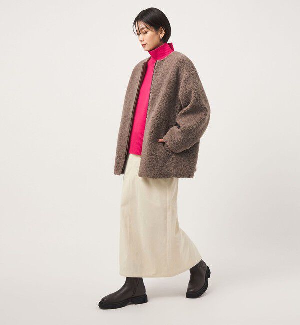 UNITED ARROWS green label relaxing「［size SHORT/TALLあり］オルマイ コール スカート マシンウォッシャブル ストレッチ」|タイト|