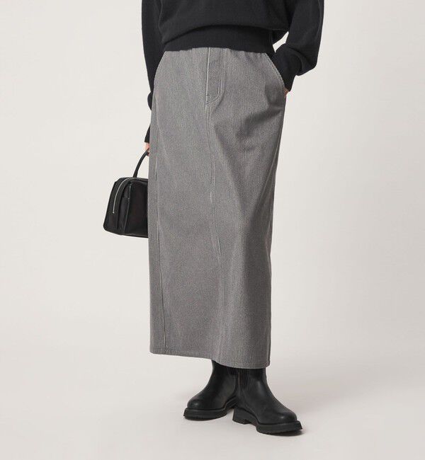 UNITED ARROWS green label relaxing「［size SHORT/TALLあり］オルマイ コール スカート マシンウォッシャブル ストレッチ」|タイト|