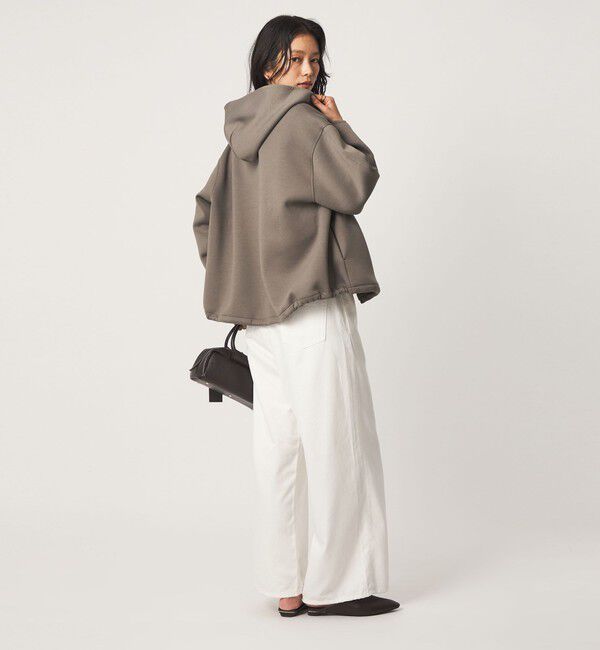 UNITED ARROWS green label relaxing「ダンボール ジップ フーディ」|パーカー|