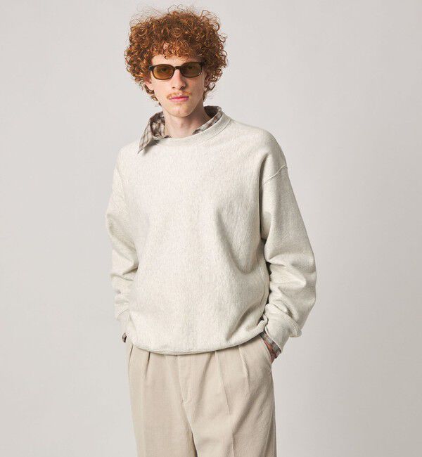 STEVEN ALAN「＜Steven Alan＞ キモウ ウラケ セットイン クルーネック スウェット」|スウェット・ジャージ|