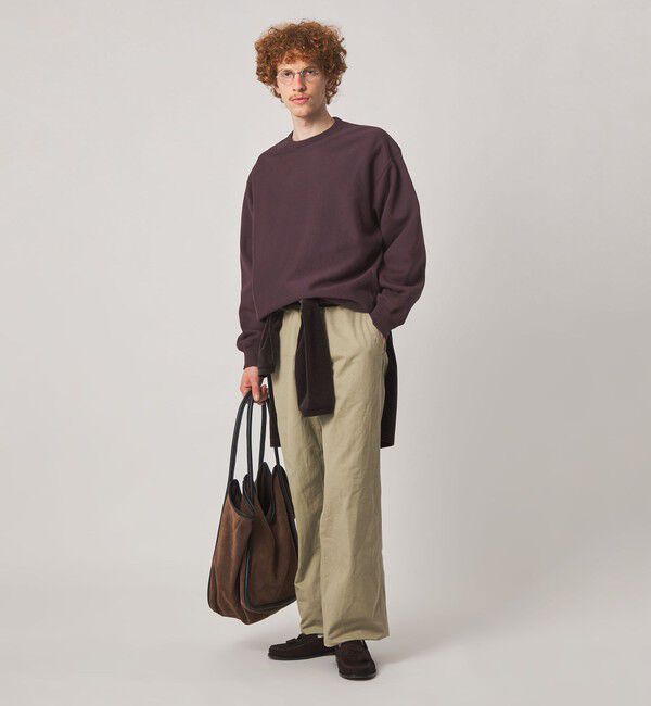 STEVEN ALAN「＜Steven Alan＞ キモウ ウラケ セットイン クルーネック スウェット」|スウェット・ジャージ|
