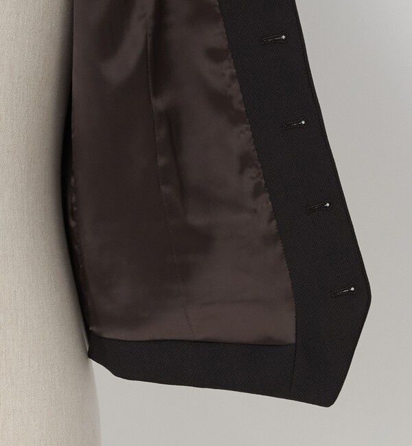 UNITED ARROWS green label relaxing「A+ TWPU バーズアイ 5B スリム セットアップ ベスト」|ベスト・ジレ|
