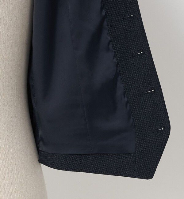 UNITED ARROWS green label relaxing「A+ TWPU バーズアイ 5B スリム セットアップ ベスト」|ベスト・ジレ|