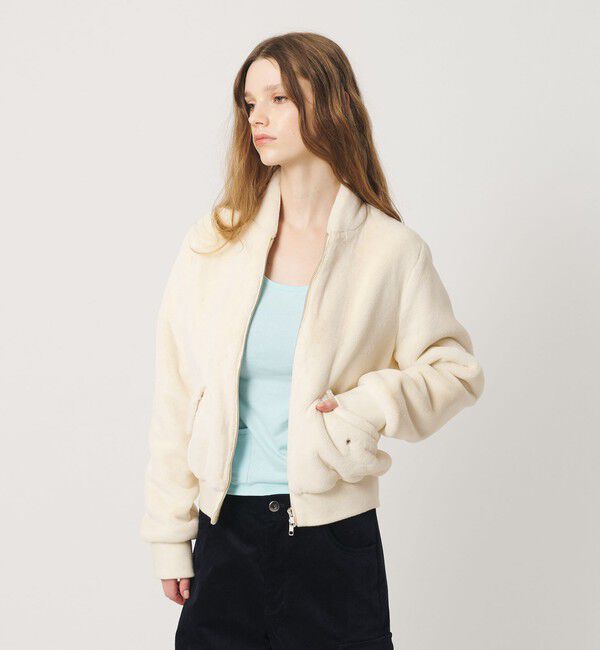 ATTISESSION「＜ATTISESSION＞フラッフィー ショートブルゾン」|その他|