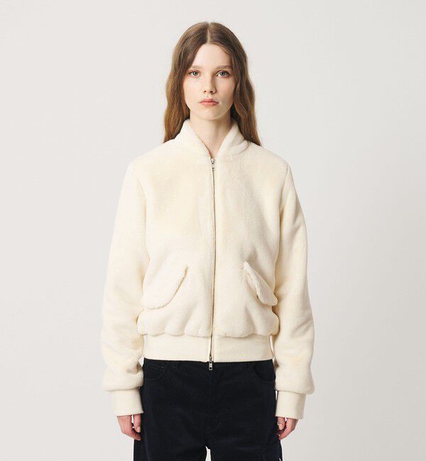 ATTISESSION「＜ATTISESSION＞フラッフィー ショートブルゾン」|その他|