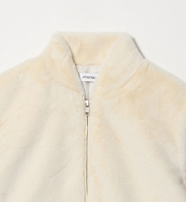 ATTISESSION「＜ATTISESSION＞フラッフィー ショートブルゾン」|その他|