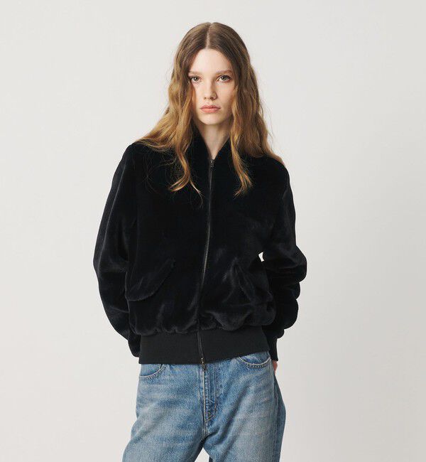 ATTISESSION「＜ATTISESSION＞フラッフィー ショートブルゾン」|その他|