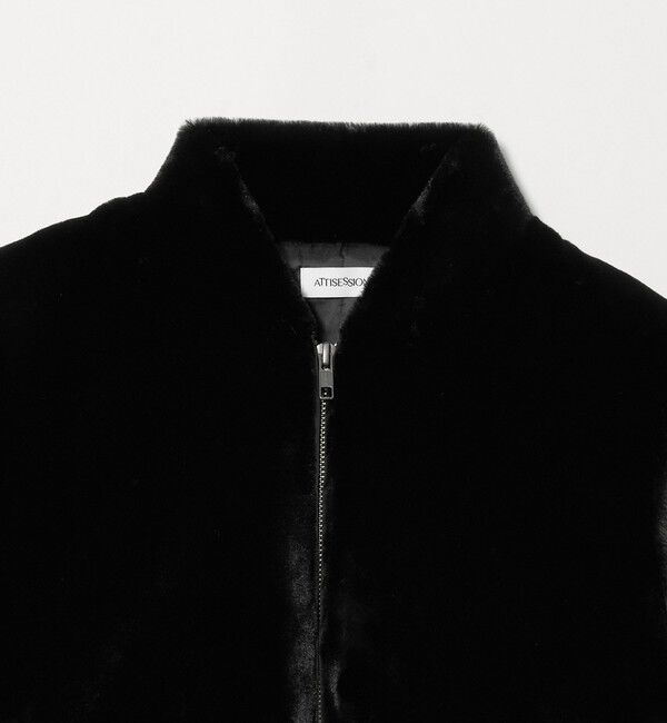 ATTISESSION「＜ATTISESSION＞フラッフィー ショートブルゾン」|その他|