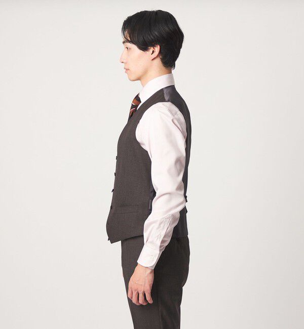 UNITED ARROWS green label relaxing「REDA ハウンドトゥース スリム 5B スーツベスト」|ベスト・ジレ|