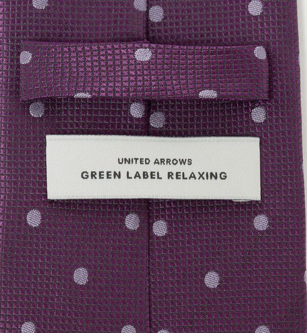 UNITED ARROWS green label relaxing「GLR シルク2 8.0cm ドット ネクタイ」|ネクタイ・蝶ネクタイ|