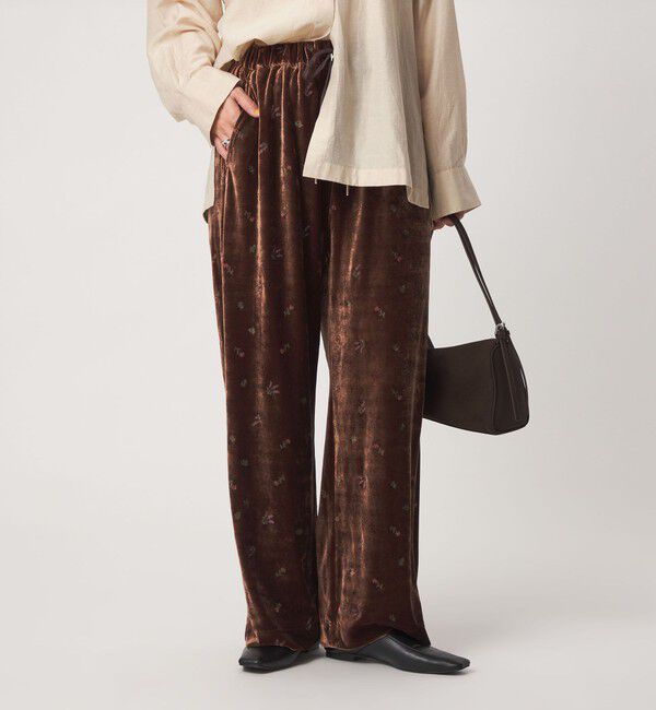 UNITED ARROWS green label relaxing「シシュウ ベロア パンツ」|その他|