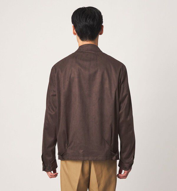 UNITED ARROWS green label relaxing「ポリエステル スエードライク ブルゾン」|ブルゾン・スタジャン|