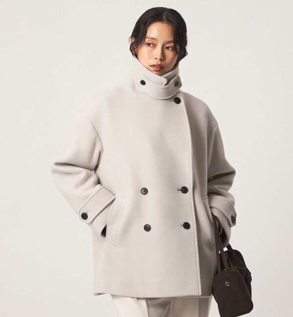 UNITED ARROWS green label relaxing「［size SHORTあり］CANGIOLI W ピーコート」|ピーコート|