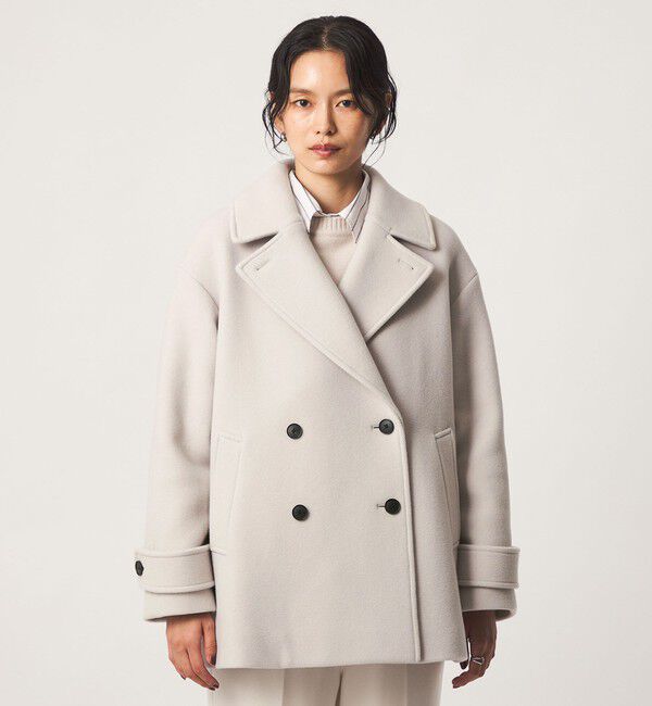 UNITED ARROWS green label relaxing「［size SHORTあり］CANGIOLI W ピーコート」|ピーコート|