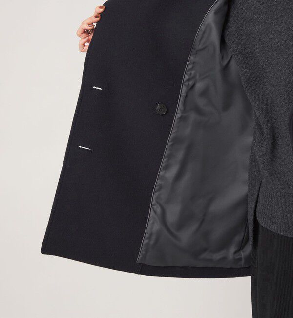 UNITED ARROWS green label relaxing「［size SHORTあり］CANGIOLI W ピーコート」|ピーコート|