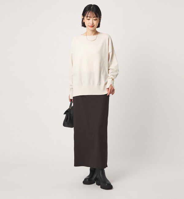 UNITED ARROWS green label relaxing「モール ロングスリーブ プルオーバー ニット」|ニット・セーター|