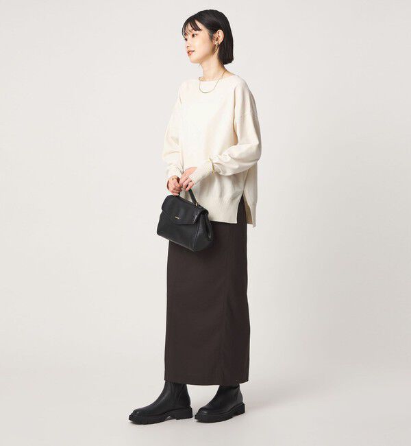 UNITED ARROWS green label relaxing「モール ロングスリーブ プルオーバー ニット」|ニット・セーター|