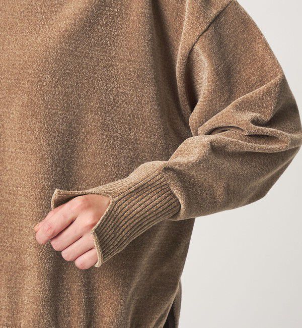 UNITED ARROWS green label relaxing「モール ロングスリーブ プルオーバー ニット」|ニット・セーター|