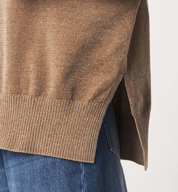 UNITED ARROWS green label relaxing「モール ロングスリーブ プルオーバー ニット」|ニット・セーター|