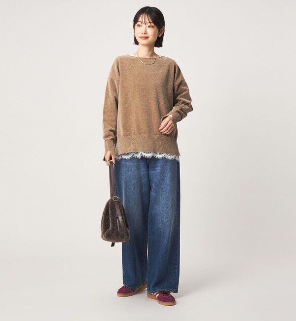 UNITED ARROWS green label relaxing「モール ロングスリーブ プルオーバー ニット」|ニット・セーター|