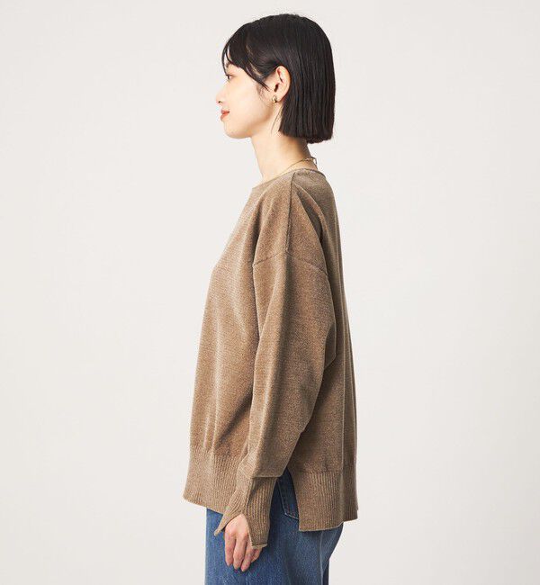 UNITED ARROWS green label relaxing「モール ロングスリーブ プルオーバー ニット」|ニット・セーター|