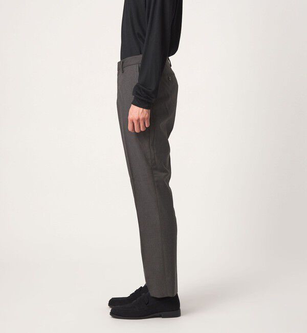 UNITED ARROWS green label relaxing「TWPU サキソニー スタンダード スラックス -ストレッチ・ウエストアジャスター-」|スラックス|
