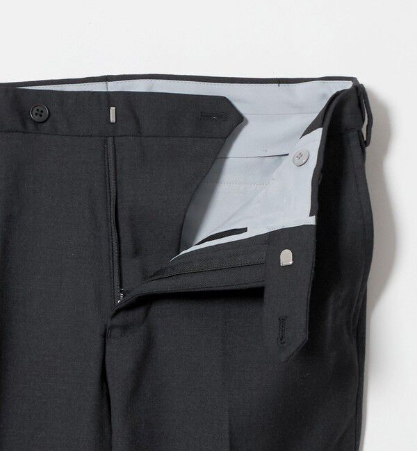UNITED ARROWS green label relaxing「TWPU サキソニー スタンダード スラックス -ストレッチ・ウエストアジャスター-」|スラックス|
