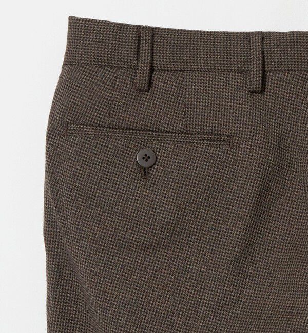 UNITED ARROWS green label relaxing「TWPU サキソニー スタンダード スラックス -ストレッチ・ウエストアジャスター-」|スラックス|