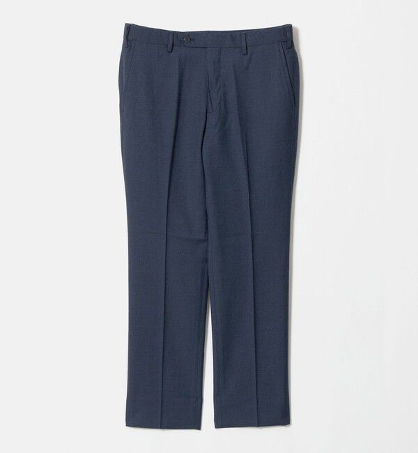 UNITED ARROWS green label relaxing「TWPU サキソニー スタンダード スラックス -ストレッチ・ウエストアジャスター-」|スラックス|