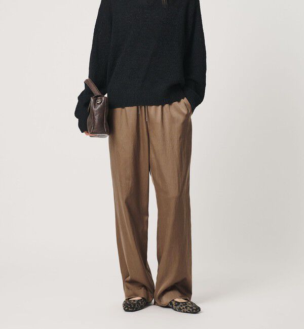 BEAUTY&YOUTH UNITED ARROWS「サテンドロースト ワイドパンツ ウォッシャブル」|その他|
