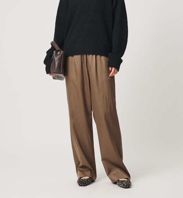 BEAUTY&YOUTH UNITED ARROWS「サテンドロースト ワイドパンツ ウォッシャブル」|その他|