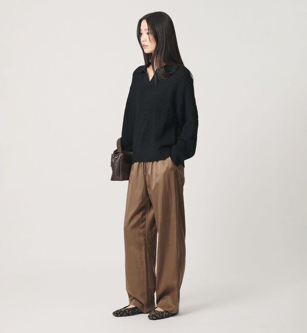 BEAUTY&YOUTH UNITED ARROWS「サテンドロースト ワイドパンツ ウォッシャブル」|その他|
