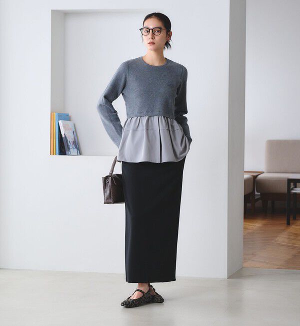 BEAUTY&YOUTH UNITED ARROWS「【WEB限定】ジャージー ドローコードスカート ウォッシャブル」|スカート|