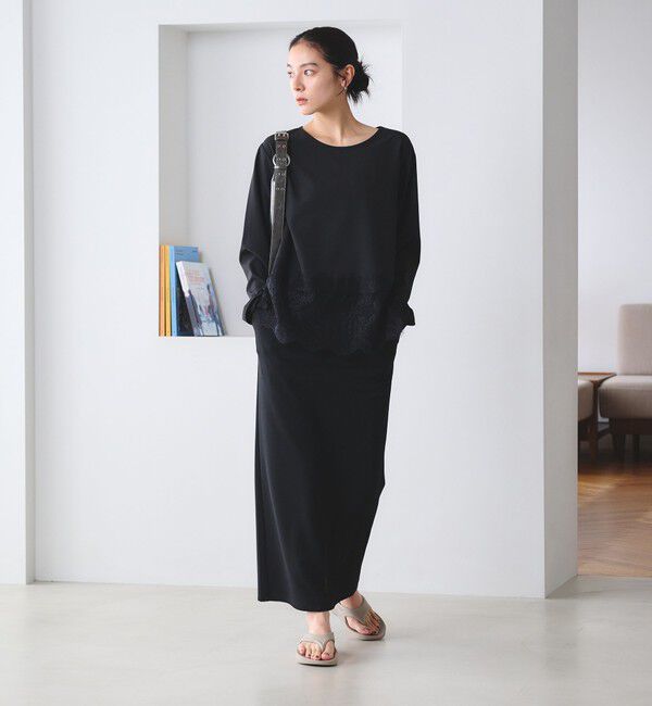 BEAUTY&YOUTH UNITED ARROWS「【WEB限定】ジャージー ドローコードスカート ウォッシャブル」|スカート|
