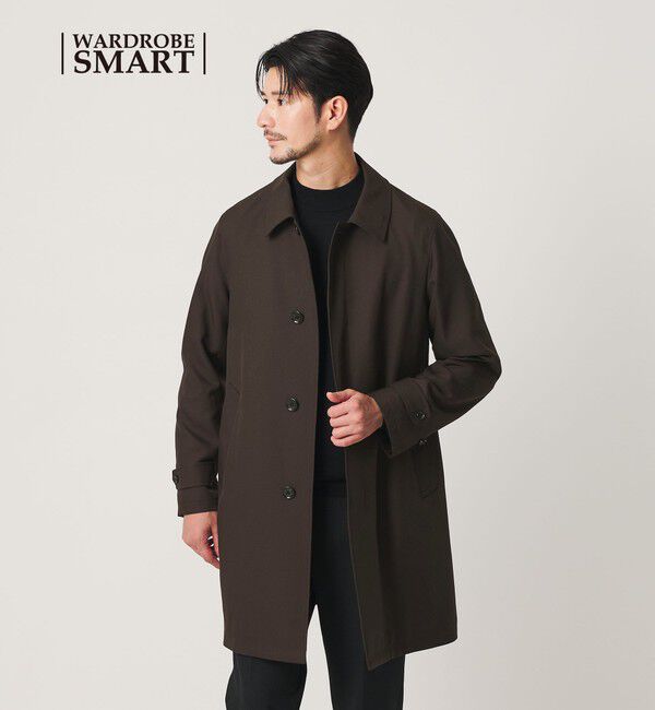 BEAUTY&YOUTH UNITED ARROWS「【WEB限定 WARDROBE SMART】Reflax バルマカーンコート」|ステンカラーコート|DK.BROWN