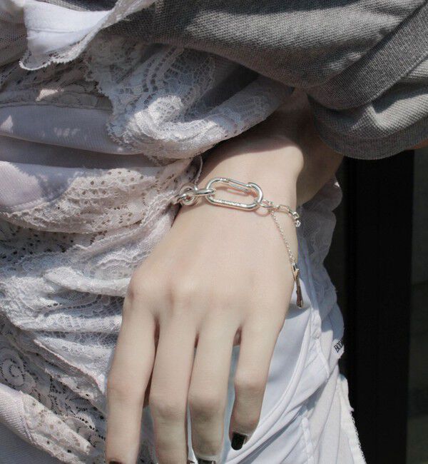 BEAUTY&YOUTH UNITED ARROWS「＜Soierie＞Raw edge clip ブレスレット」|ブレスレット・バングル|